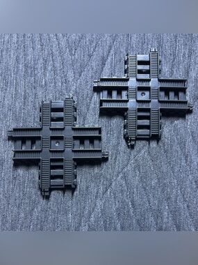 Thomas & Friends Trackmaster SX2 Cross Junction Gray Track Replacement Part Lot
